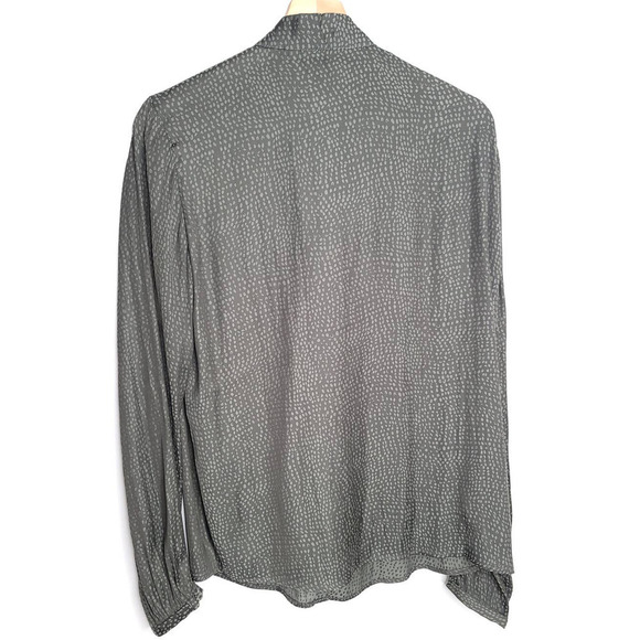 Promod Tie Neck Long Sleeve Blouse - Picture 5 of 8